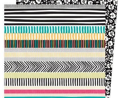 PAPEL P/SCRAPBOOK TRAVEL NOTES DOBLE 12X12