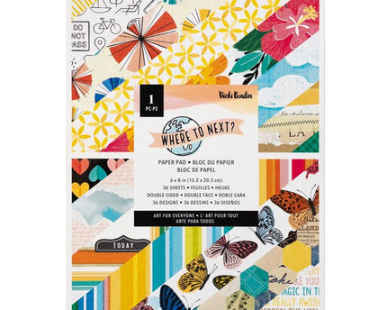 PAPER PAD WHERE TO NEXT 6"X8"