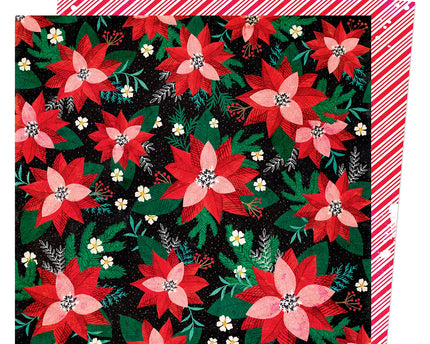 PAPEL P/SCRAPBOOK FLORAL SPRIGS DOBLE X