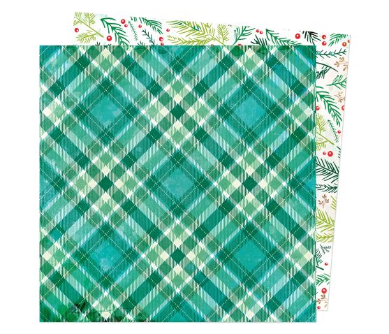 PAPEL P/SCRAPBOOK CHRISTMAS JAMMIES DOBLE 12X12