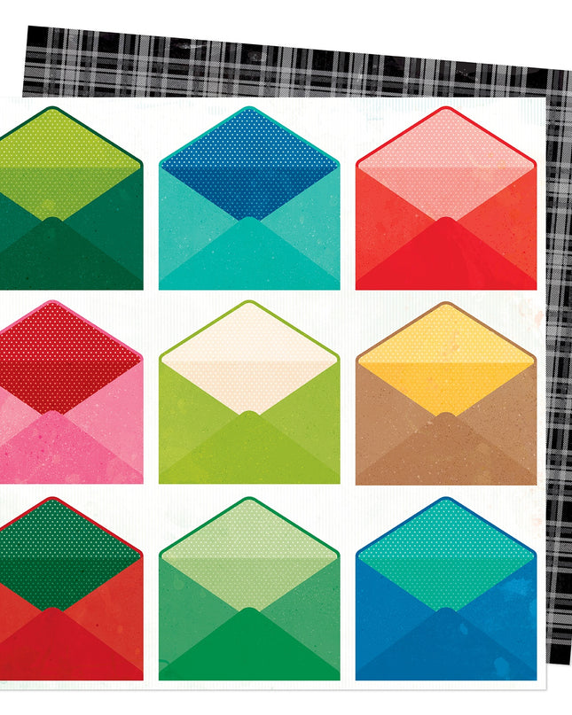 PAPEL P/SCRAPBOOK GREETINGS DOBLE 12X12