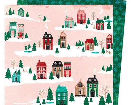 PAPEL P/SCRAPBOOK AROUND TOWN DOBLE 12X12