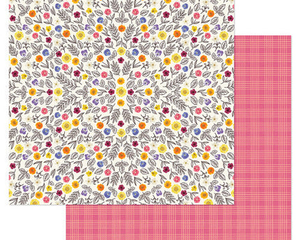PAPEL P/SCRAPBOOK BRIGHT AND BRAVE 12X12