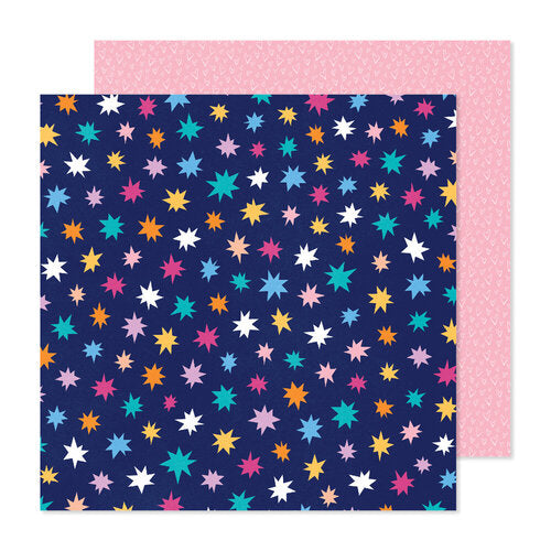 PAPEL PARA SCRAPBOOK ESTRELLAS CORAZONES