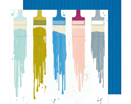 PAPEL PARA SCRAPBOOK BROCHAS PINTURA