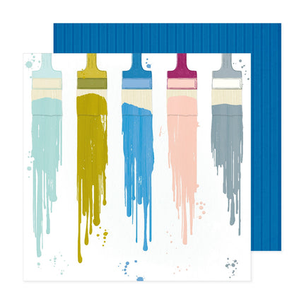 PAPEL PARA SCRAPBOOK BROCHAS PINTURA