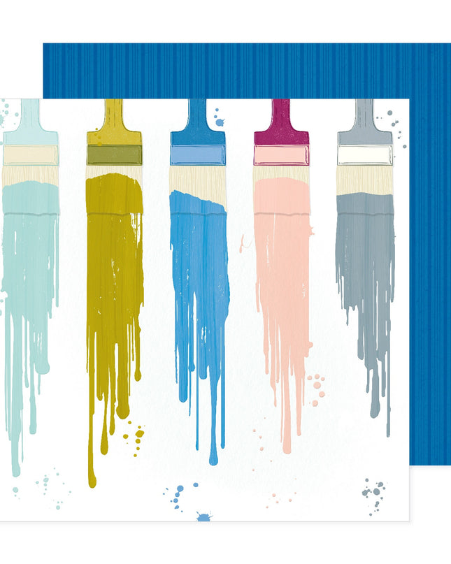 PAPEL PARA SCRAPBOOK BROCHAS PINTURA