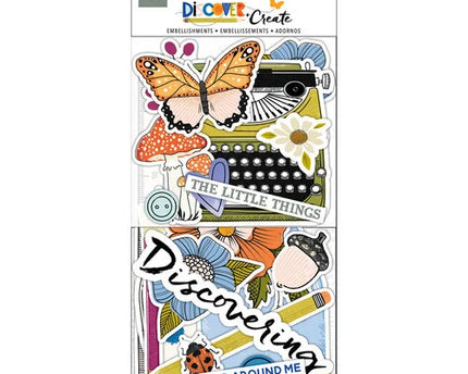STICKERS ICONOS DESCUBRE Y CREA 80PC