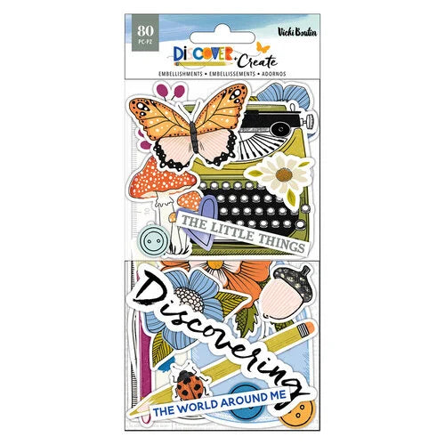 STICKERS ICONOS DESCUBRE Y CREA 80PC