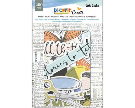 STICKERS DESCUBRE Y CREA CON ADESIVO 200PC