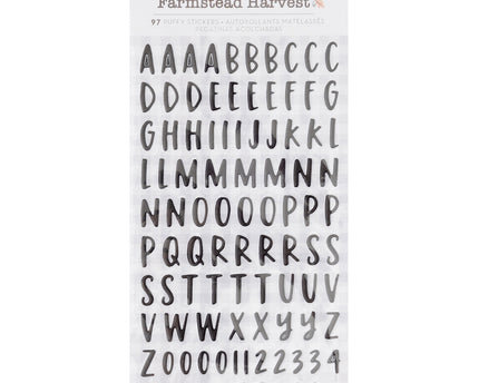 STICKERS ABC NEGRAS 97