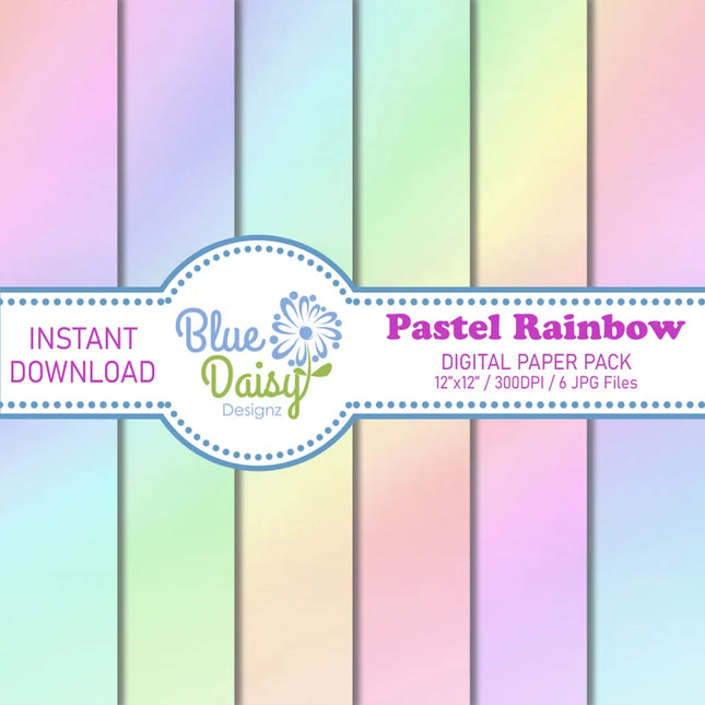 PAPEL PARA SCRAPBOOK TODO EL PASTEL ARCOIRIS