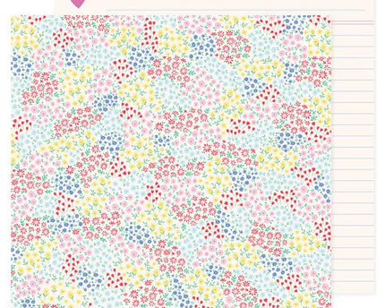 PAPEL PARA SCRAPBOOK TODO EL PASTEL  FLORES