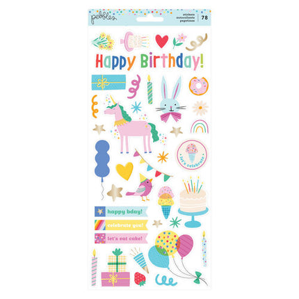 STICKERS TODO EL PASTEL 78PC