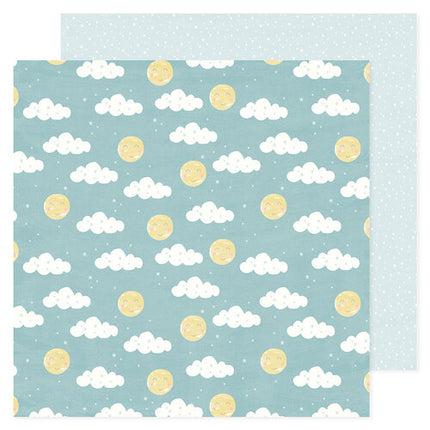 PAPEL P/SCRAPBOOK  BOY NUBES Y SOL