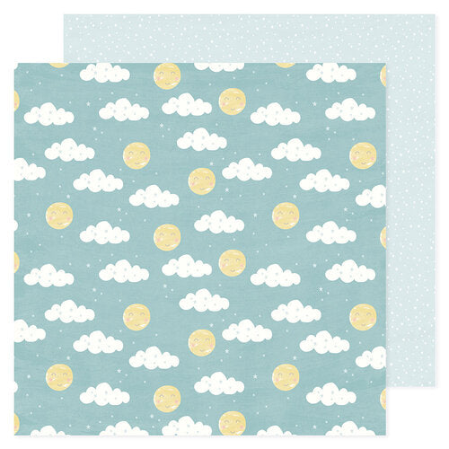 PAPEL P/SCRAPBOOK  BOY NUBES Y SOL