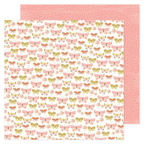 PAPEL P/SCRAPBOOK GIRL MARIPOSAS