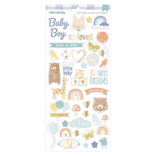 STICKERS BOY VARIADOS 91PC
