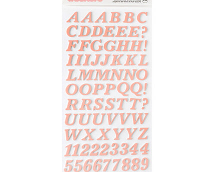 STICKERS GILR ABC ROSADO 216