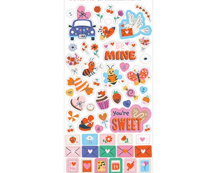 STICKERS LAMINAS FOIL DEL AMOR