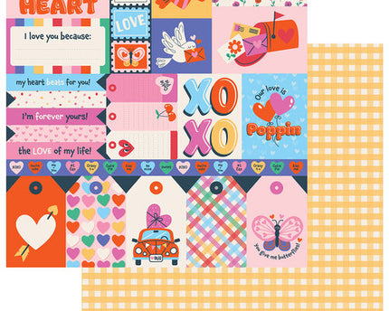 PAPEL PARA SCRAPBOOK  COLECION SIEMPRE TUYO