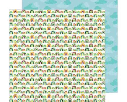 PAPEL P/SCRAPBOOK ARCOIRIS