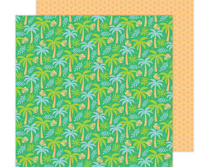 PAPEL P/SCRAPBOOK BOY PALMERAS