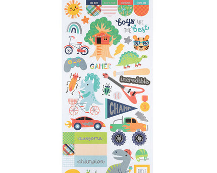 STICKERS BOY VARIOS 73 PC