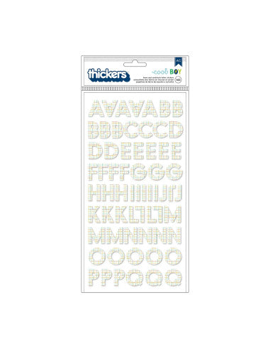 STICKERS BOY ABC BLANCOS 143 PC