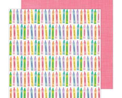 PAPEL P/SCRAPBOOK GILR COLORFUL