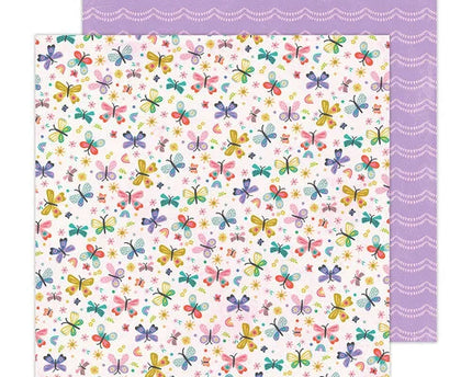 PAPEL PARA SCRAPBOOK  GIRL MARIPOSAS