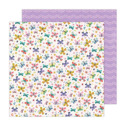 PAPEL PARA SCRAPBOOK  GIRL MARIPOSAS