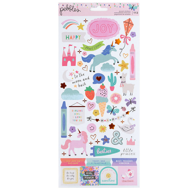 STICKERS COOL GIRL 113 PC