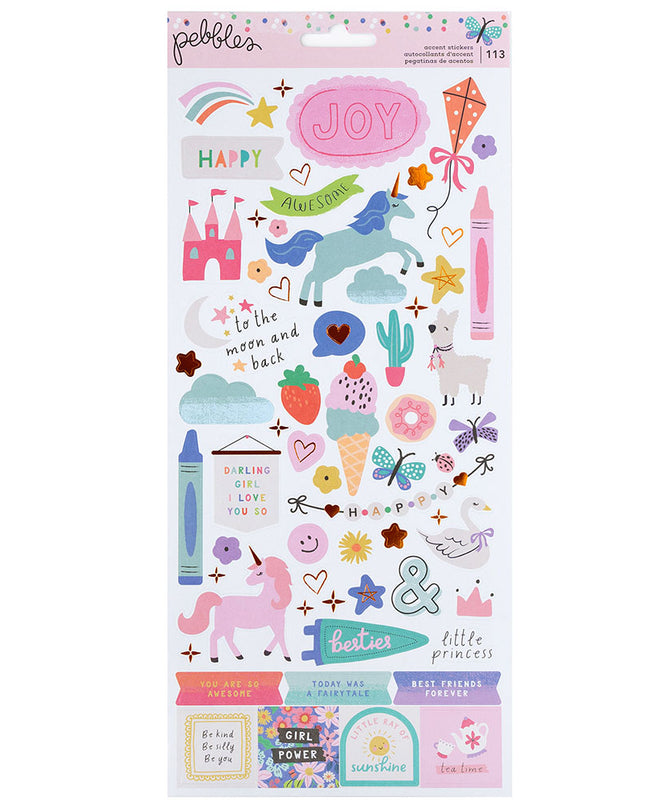 STICKERS COOL GIRL 113 PC