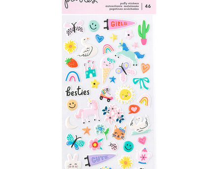 STICKER PUFFY ICONS COOL GIRL