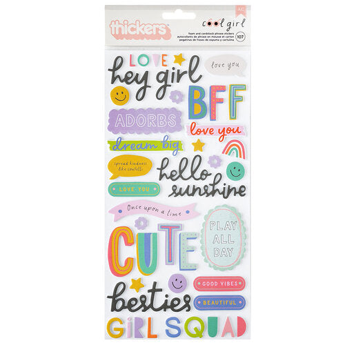 STICKERS  COOL GIRL 107