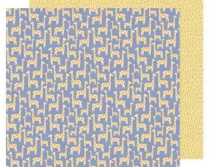 PAPEL P/SCRAPBOOK BOY GIRAFAS