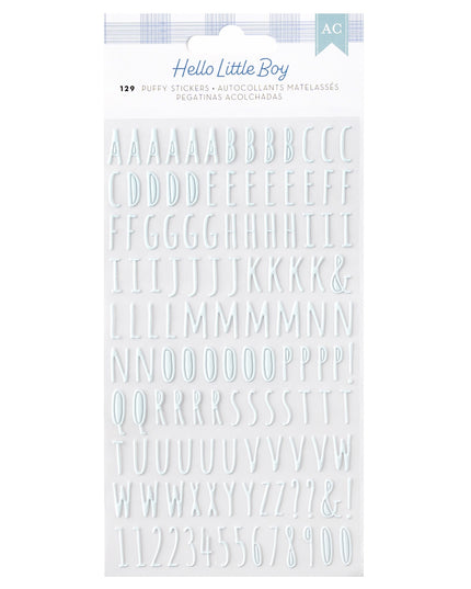 STICKER PUFFY ALPHABETH
