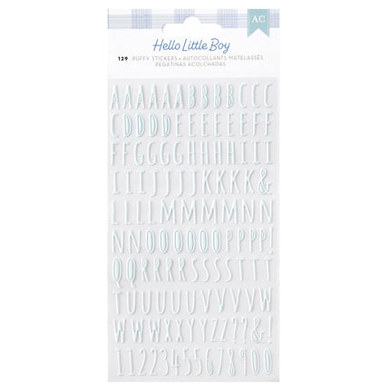 STICKER PUFFY ALPHABETH