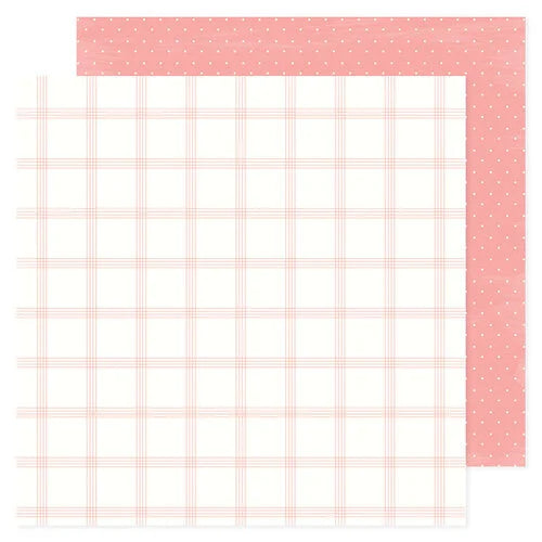PAPEL P/SCRAPBOOK GIIRL CUADRICULA PUNTOS