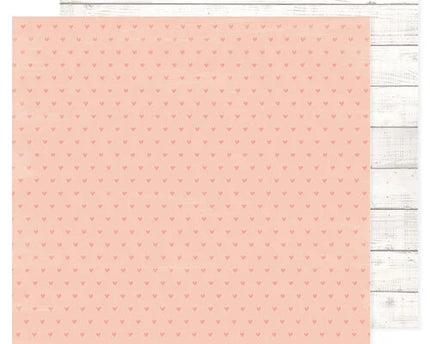PAPEL P/CRAPBOOK GIRL CORAZONES