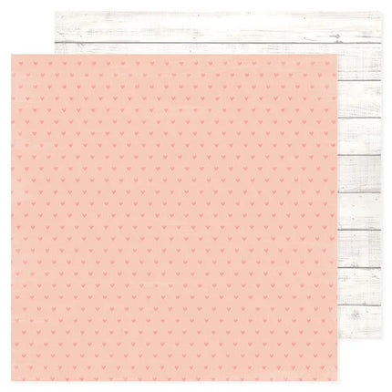 PAPEL P/CRAPBOOK GIRL CORAZONES