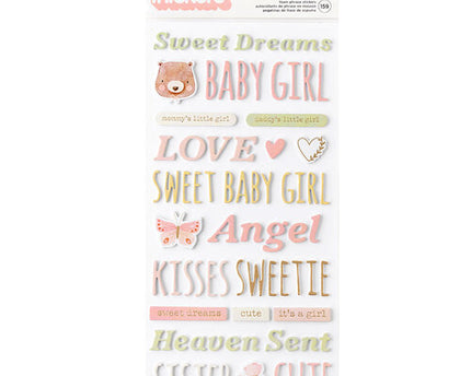 STICKERS BABY GIRL 159 PC