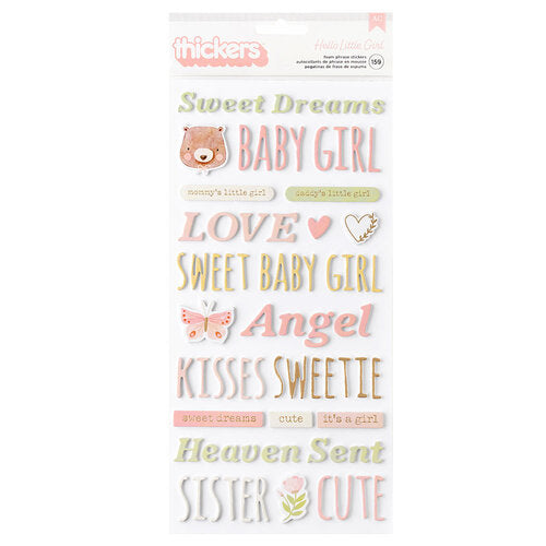 STICKERS BABY GIRL 159 PC