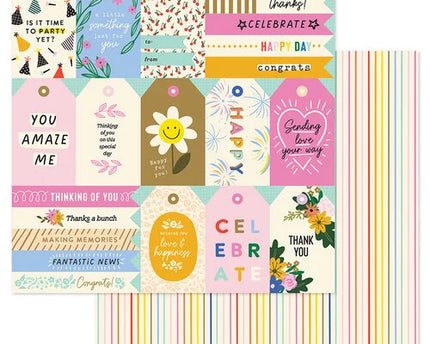 PAPEL P/SCRAPBBOK HAPPY 12X12