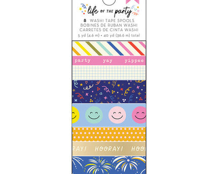WASHI TAPE GOLD FOIL 8PC