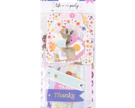 EMBELLISHMENT EPHEMERA FRAME AND TAGS 66PC