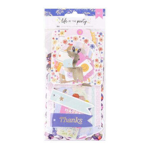 EMBELLISHMENT EPHEMERA FRAME AND TAGS 66PC