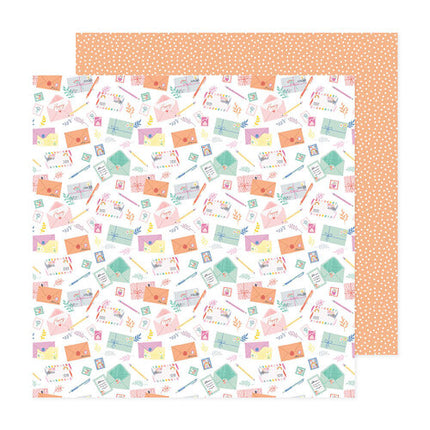 PAPEL P/SCRAPBOOK HAPPY MAIL 12"X12"