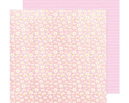 PAPEL P/SCRAPBOOK DAISY LOVE 12"X12"
